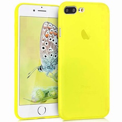 Чехол Silicone Case Full Protective (AA) для Apple iPhone 7 plus / 8 plus (5.5") Желтый / Yellow