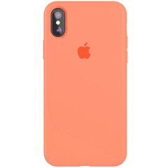 Чехол Silicone Case Full Protective (AA) для Apple iPhone X (5.8") / XS (5.8") Розовый / Flamingo