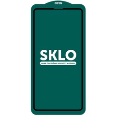 Защитное стекло SKLO 5D (full glue) (тех.пак) для Apple iPhone 13 Pro Max / 14 Max (6.7") Черный