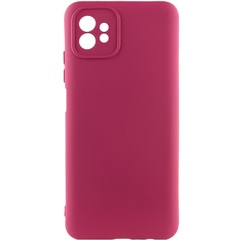 Чохол Silicone Cover Lakshmi Full Camera (A) для Motorola Moto G32, Бордовый / Marsala