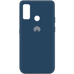 Чехол Silicone Cover My Color Full Protective (A) для Huawei P Smart (2020) Синий / Navy blue