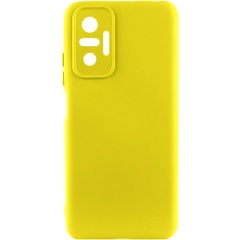 Чохол Silicone Cover Lakshmi Full Camera (AAA) для Xiaomi Redmi Note 10 Pro / 10 Pro Max, Желтый / Yellow