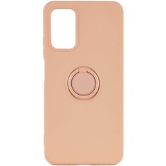 Чехол TPU Candy Ring для Xiaomi Redmi Note 9 4G / Redmi 9 Power / Redmi 9T Розовый / Pink Sand