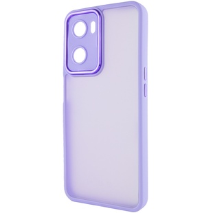 TPU+PC чехол Accent для Oppo A57s / A77s White / Purple