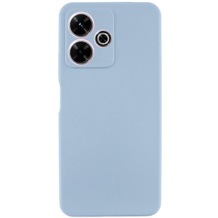 Чехол Silicone Cover Lakshmi Full Camera (AAA) для Xiaomi Redmi 13 4G / Poco M6 4G Голубой / Sweet Blue