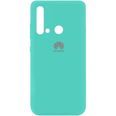 Чехол Silicone Cover My Color Full Protective (A) для Huawei P20 lite (2019), Бирюзовый / Ocean blue