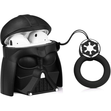 Силиконовый футляр Star Wars Force для наушников AirPods + кольцо, Darth Vader