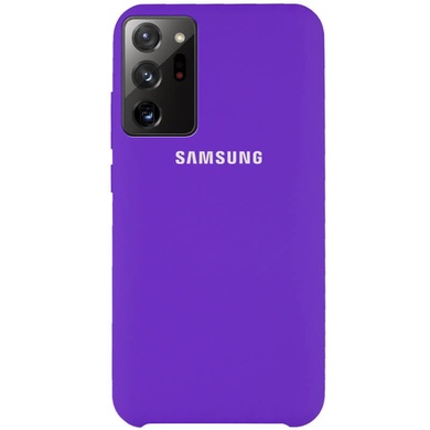 Чохол Silicone Cover (AAA) для Samsung Galaxy Note 20 Ultra, Фиолетовый / Violet