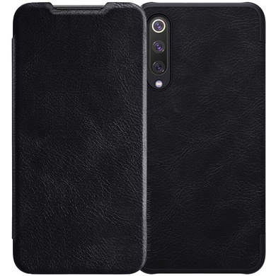 Кожаный чехол (книжка) Nillkin Qin Series для Xiaomi Mi 9 SE Черный