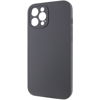 Чохол Silicone Case Full Camera Protective (AA) NO LOGO для Apple iPhone 12 Pro (6.1"), Сірий / Dark Gray