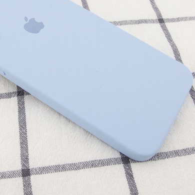Чохол Silicone Case Square Full Camera Protective (AA) для Apple iPhone XR (6.1"), Голубой / Mist blue