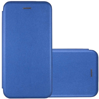 Кожаный чехол (книжка) Classy для Samsung Galaxy A02 Синий