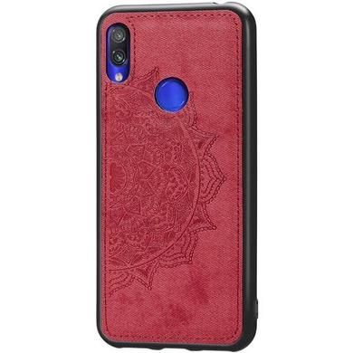 TPU+Textile чехол Mandala с 3D тиснением для Xiaomi Redmi Note 7 / Note 7 Pro / Note 7s, Красный