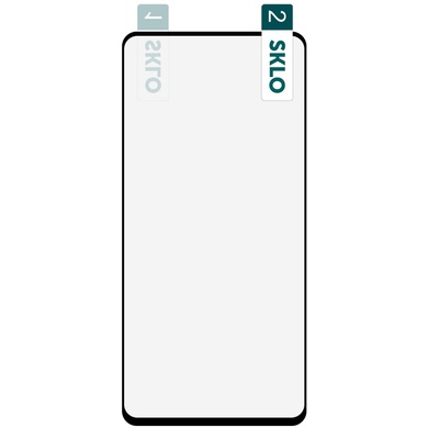 Гнучке захисне скло SKLO Nano (тех.пак) для Samsung Galaxy A21 / A21s, Чорний
