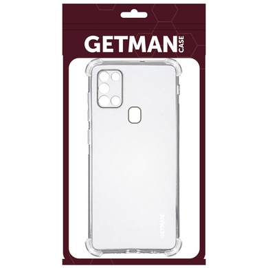 TPU чехол GETMAN Ease logo усиленные углы для Samsung Galaxy A21s