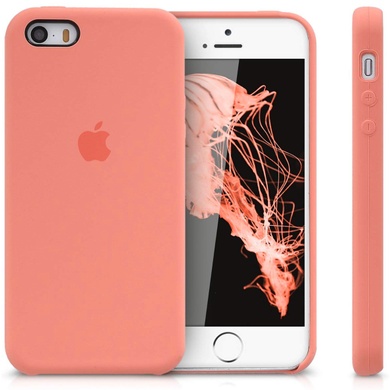 Чохол Silicone Case (AA) для Apple iPhone 5/ 5S /SE, Розовый / Barbie pink