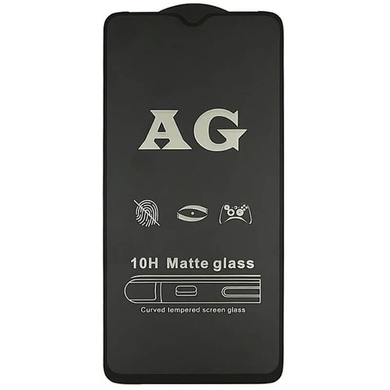 Защитное стекло 2.5D CP+ (full glue) Matte для Xiaomi Redmi Note 8 Pro Черный