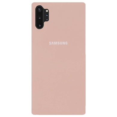 Чохол Silicone Cover Full Protective (AA) для Samsung Galaxy Note 10 Plus, Рожевий / Pink Sand