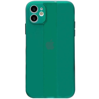 Чохол TPU Glossy Line Full Camera для Apple iPhone 12 (6.1"), Зеленый