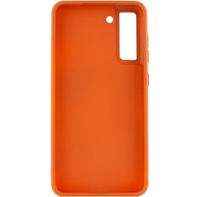 TPU чохол Bonbon Metal Style для Samsung Galaxy S21 FE, Оранжевый / Papaya