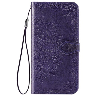 Кожаный чехол (книжка) Art Case с визитницей для Samsung Galaxy A13 4G Фиолетовый