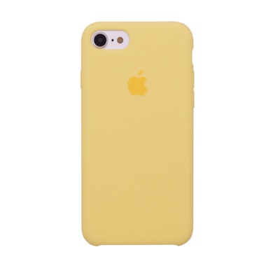 Чохол Silicone case (AAA) для Apple iPhone 7/8 (4.7 "), Желтый / Pollen