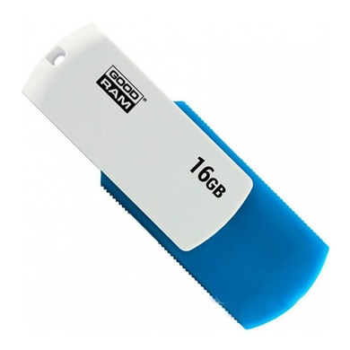 Флеш накопичувач USB 16GB GOODRAM UCO2 (UCO2-0160MXR11), Белый / Синий