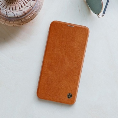 Кожаный чехол (книжка) Nillkin Qin Series для Apple iPhone 12 mini (5.4")