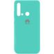 Чехол Silicone Cover My Color Full Protective (A) для Huawei P20 lite (2019), Бирюзовый / Ocean blue
