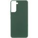 Чехол Silicone Cover Lakshmi (AAA) для Samsung Galaxy S21 FE Зеленый / Cyprus Green