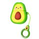 Силіконовий футляр Smile Fruits series для навушників AirPods 1/2 + кільце, Avocado