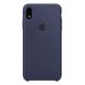 Чехол Silicone case (AAA) для Apple iPhone XR (6.1"), Темный Синий / Midnight Blue