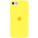 Чехол Silicone Case Full Protective (AA) для Apple iPhone SE (2020) Желтый / Yellow