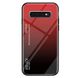 TPU+Glass чехол Gradient HELLO для Samsung Galaxy S10, Красный