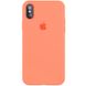 Чохол Silicone Case Full Protective (AA) для Apple iPhone X (5.8 ") / XS (5.8"), Розовый / Flamingo