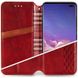Кожаный чехол книжка GETMAN Cubic (PU) для Xiaomi Poco X3 NFC / Poco X3 Pro Красный