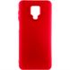 Чехол Silicone Cover Lakshmi (AA) для Xiaomi Redmi Note 9s / Note 9 Pro / Note 9 Pro Max Красный / Red