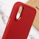 TPU чехол Bonbon Metal Style для Apple iPhone XS Max (6.5") Красный / Red