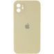 Чохол Silicone Case Square Full Camera Protective (AA) для Apple iPhone 11 (6.1 "), Желтый / Bright Yellow