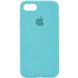 Чехол Silicone Case Full Protective (AA) для Apple iPhone 7 / 8 / SE (2020) (4.7") Бирюзовый / Marine Green