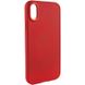 TPU чехол Bonbon Metal Style для Apple iPhone XS Max (6.5") Красный / Red