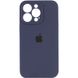 Чехол Silicone Case Full Camera Protective (AA) для Apple iPhone 13 Pro (6.1") Темно-синий / Midnight blue
