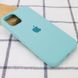 Чохол Silicone Case Full Protective (AA) для Apple iPhone 12 Pro Max (6.7 "), Бирюзовый / Marine Green
