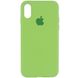 Чехол Silicone Case Full Protective (AA) для Apple iPhone XR (6.1") Мятный / Mint