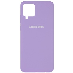 Чехол Silicone Cover Full Protective (AA) для Samsung Galaxy A42 5G, Сиреневый / Dasheen