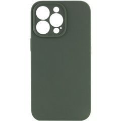 Чохол Silicone Case Full Camera Protective (AA) NO LOGO для Apple iPhone 14 Pro Max (6.7"), Зеленый / Cyprus Green