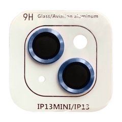 Защитное стекло Metal Classic на камеру (в упак.) для Apple iPhone 13 mini / 13 Синий / Sea Blue