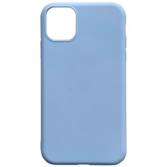 Силіконовий чохол Candy для Apple iPhone 11 Pro Max (6.5"), Голубой / Lilac Blue
