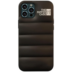 Чехол-пуховик Puffer case для Apple iPhone 12 Pro / 12 (6.1") Черный