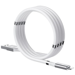 Дата кабель Remax RC-125i Magnetic-ring USB - Lightning Белый